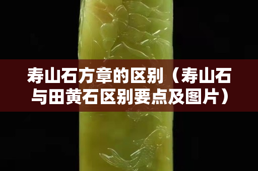 寿山石方章的区别（寿山石与田黄石区别要点及图片）