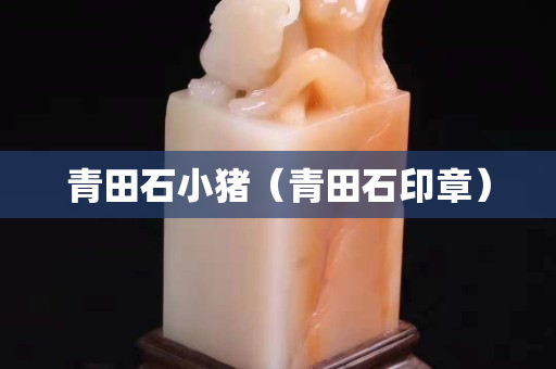 青田石小猪（青田石印章）