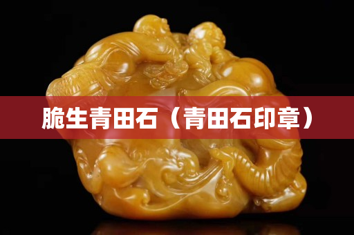脆生青田石（青田石印章）