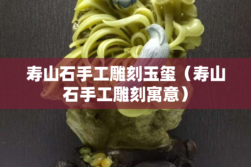 寿山石手工雕刻玉玺（寿山石手工雕刻寓意）