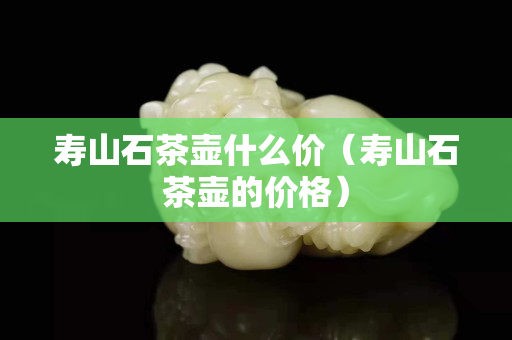 寿山石茶壶什么价（寿山石茶壶的价格）