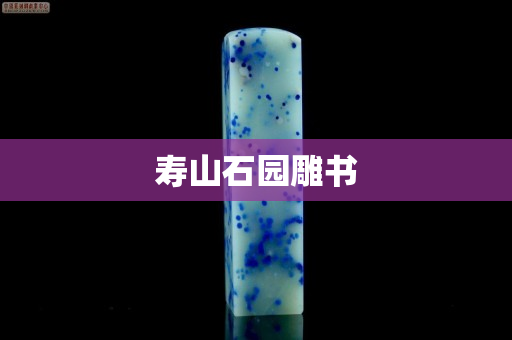 寿山石园雕书