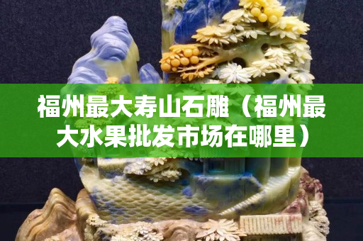 福州最大寿山石雕（福州最大水果批发市场在哪里）