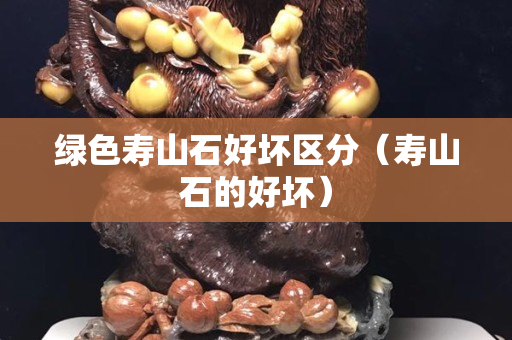 绿色寿山石好坏区分（寿山石的好坏）