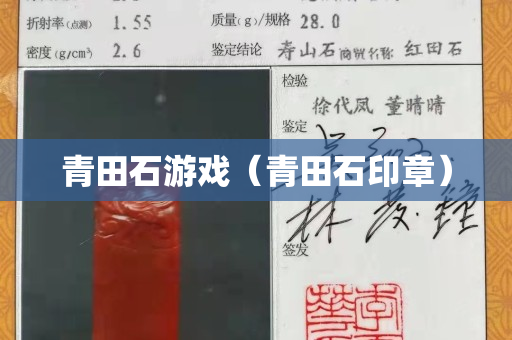 青田石游戏（青田石印章）