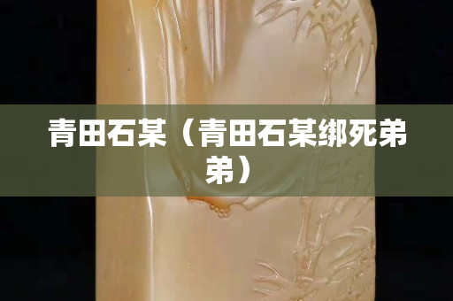 青田石某（青田石某绑死弟弟）