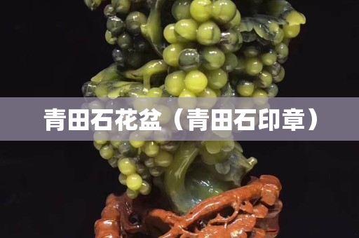 青田石花盆（青田石印章）