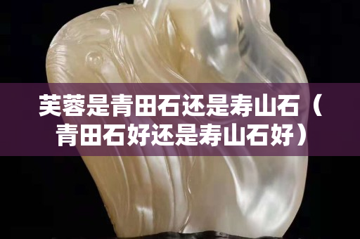 芙蓉是青田石还是寿山石（青田石好还是寿山石好）