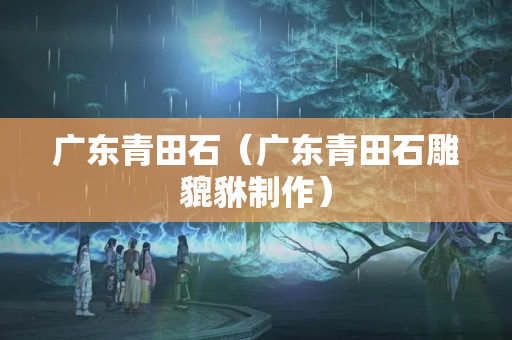 广东青田石（广东青田石雕貔貅制作）