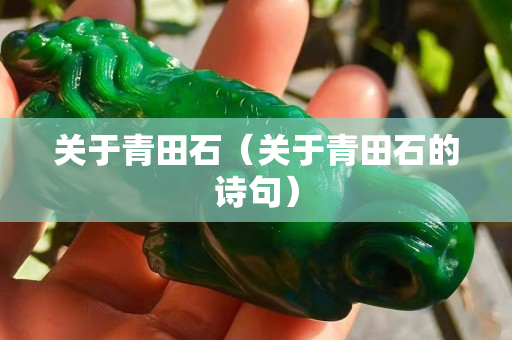 关于青田石（关于青田石的诗句）