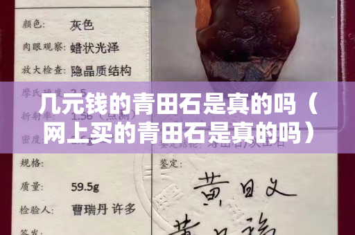 几元钱的青田石是真的吗（网上买的青田石是真的吗）