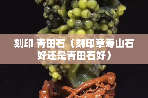 刻印 青田石（刻印章寿山石好还是青田石好）