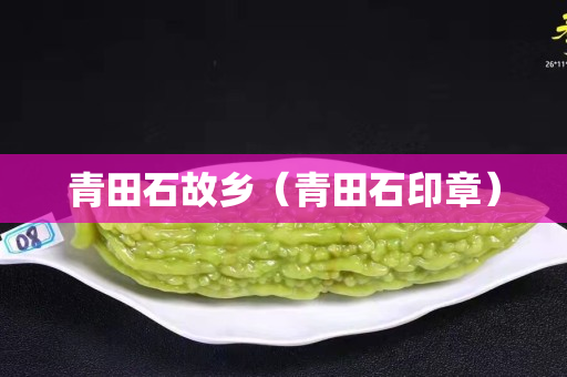青田石故乡（青田石印章）