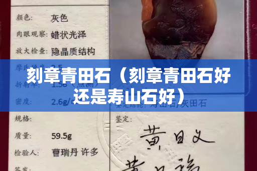 刻章青田石（刻章青田石好还是寿山石好）