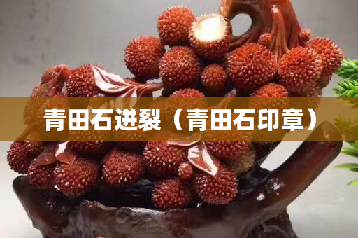 青田石迸裂（青田石印章）