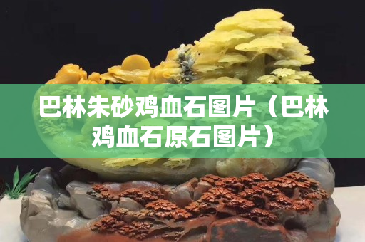 巴林朱砂鸡血石图片（巴林鸡血石原石图片）