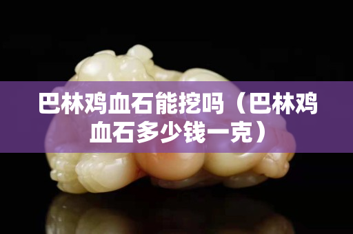 巴林鸡血石能挖吗（巴林鸡血石多少钱一克）