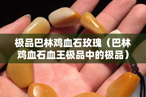 极品巴林鸡血石玫瑰（巴林鸡血石血王极品中的极品）