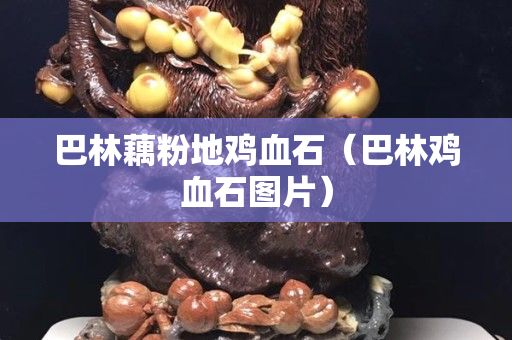 巴林藕粉地鸡血石（巴林鸡血石图片）