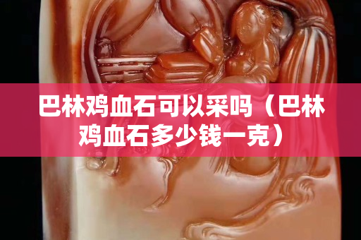巴林鸡血石可以采吗（巴林鸡血石多少钱一克）