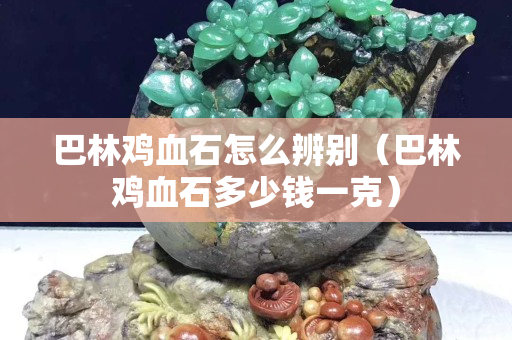 巴林鸡血石怎么辨别（巴林鸡血石多少钱一克）