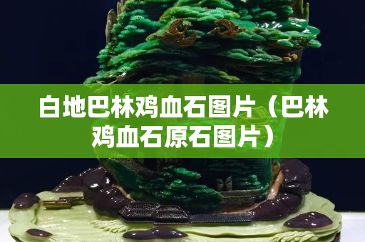 白地巴林鸡血石图片（巴林鸡血石原石图片）
