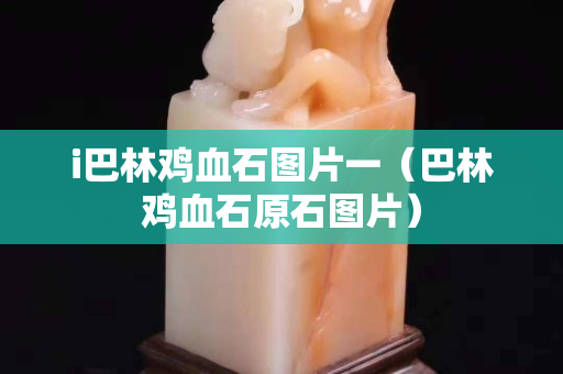i巴林鸡血石图片一（巴林鸡血石原石图片）