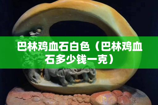 巴林鸡血石白色（巴林鸡血石多少钱一克）