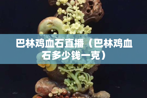 巴林鸡血石直播（巴林鸡血石多少钱一克）
