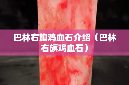 巴林右旗鸡血石介绍（巴林右旗鸡血石）