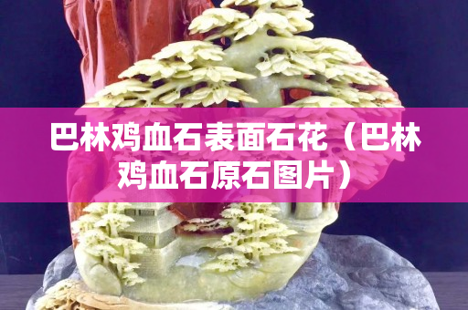 巴林鸡血石表面石花（巴林鸡血石原石图片）
