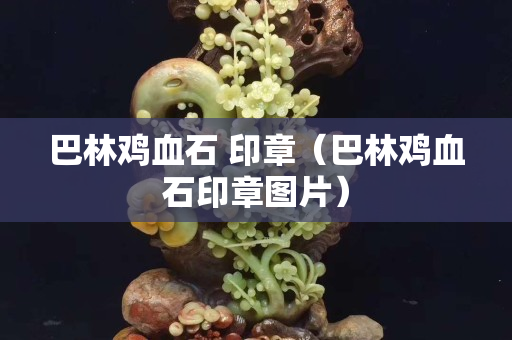巴林鸡血石 印章（巴林鸡血石印章图片）