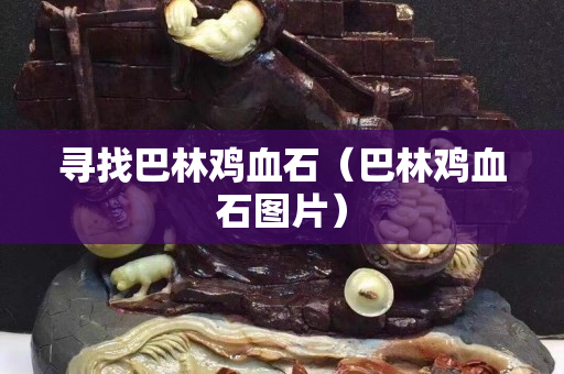 寻找巴林鸡血石（巴林鸡血石图片）