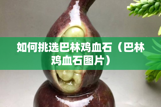 如何挑选巴林鸡血石（巴林鸡血石图片）