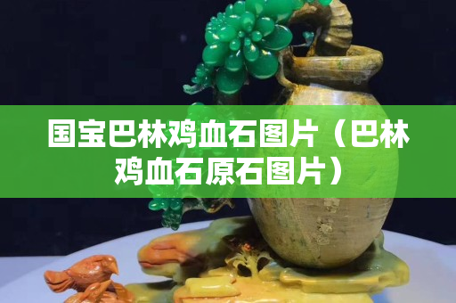 国宝巴林鸡血石图片（巴林鸡血石原石图片）