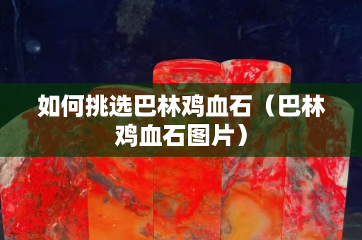 如何挑选巴林鸡血石（巴林鸡血石图片）