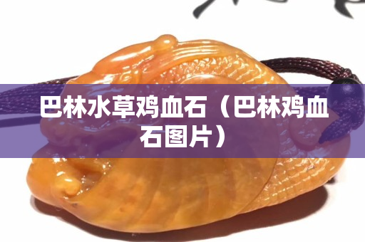 巴林水草鸡血石（巴林鸡血石图片）