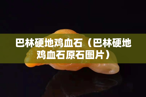 巴林硬地鸡血石（巴林硬地鸡血石原石图片）