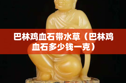 巴林鸡血石带水草（巴林鸡血石多少钱一克）