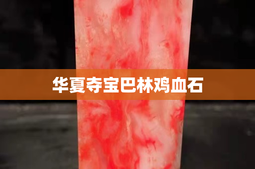 华夏夺宝巴林鸡血石