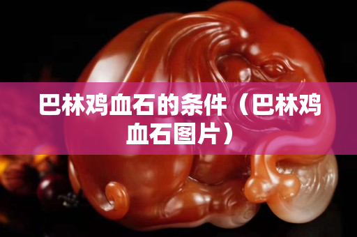巴林鸡血石的条件（巴林鸡血石图片）