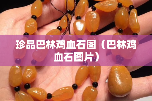 珍品巴林鸡血石图（巴林鸡血石图片）