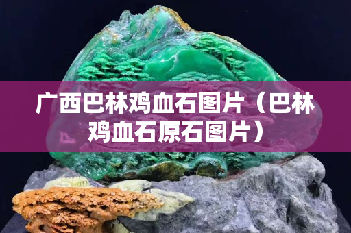 广西巴林鸡血石图片（巴林鸡血石原石图片）