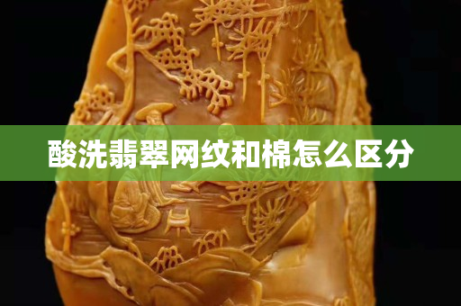 酸洗翡翠网纹和棉怎么区分