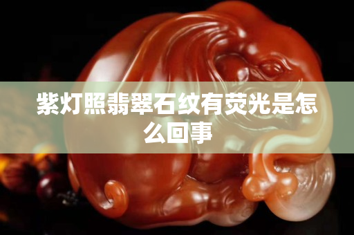 紫灯照翡翠石纹有荧光是怎么回事 紫灯照翡翠石纹有荧光是怎么回事