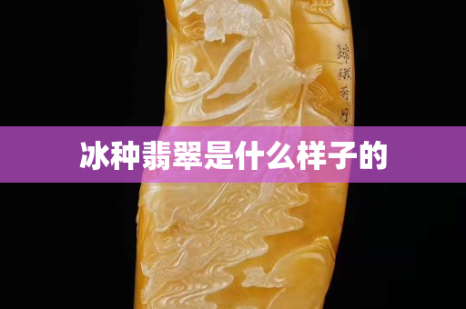 冰种翡翠是什么样子的