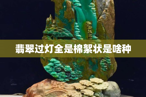 翡翠过灯全是棉絮状是啥种 翡翠过灯全是棉絮状是啥种