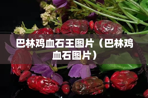 巴林鸡血石王图片（巴林鸡血石图片）
