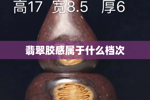 翡翠胶感属于什么档次