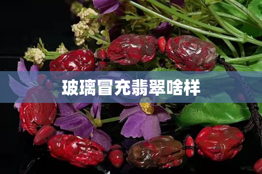 玻璃冒充翡翠啥样